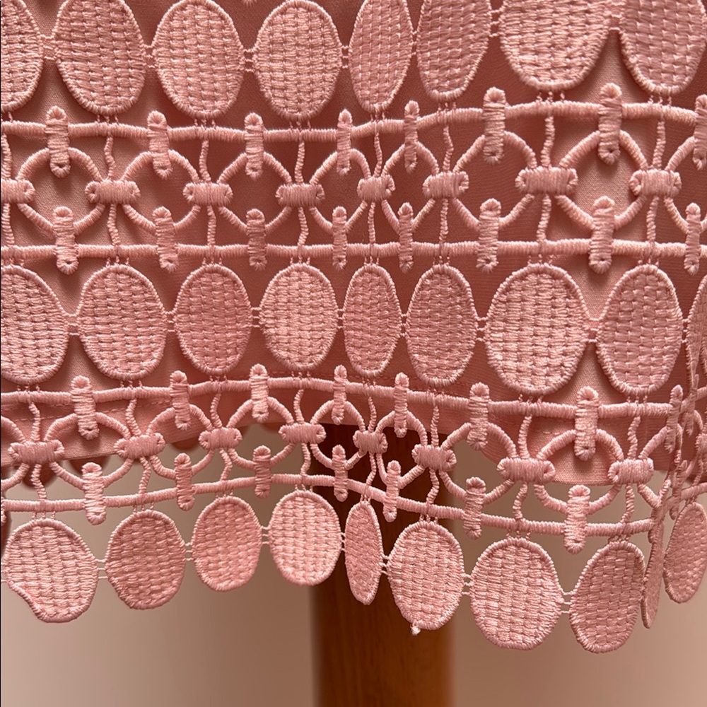 Elegant Pink Lace Dress - Picture 6 of 6